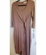 Calvin Klein V-Neck 3/4 Sleeve Tie Knot Sheath Dress Size 8 NWT  - €20,09 EUR