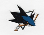 San Jose Sharks Decal Helmet Hard Hat Window Laptop up to 14&quot; FREE TRACKING - $2.99+