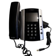 Polycom VVX 501 Desktop Phone, handset, cord, stand - $49.49