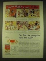 1933 Campbell&#39;s Soup Ad - The Campbell&#39;s Kids at the Circus - £14.78 GBP