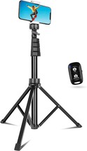 Extendable Cell Phone Tripod Stand with Wireless Remote and Phone Holder (Black) - £44.76 GBP