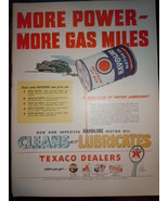 Vintage Havoline Motor Oil Texaco Dealers Print Magazine Advertisement 1946 - $10.99