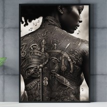 Shantress Nicole &quot;She Music&quot;- Music Symbols Black Framed Print &quot;20x30&quot;  - £135.67 GBP