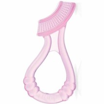 Nuby Toothbrush Massager w/ Protective Case for Babies 3+Months Pink - £6.26 GBP