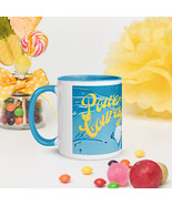 New Handcrafted Mug 11 oz Ocean View Power Courage Mug with Color Inside - £11.61 GBP