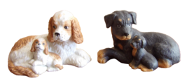 Vtg Lot HOMCO Rottweiler Cocker Spaniel Dog &amp; Puppy Canine Companions Fi... - €14,68 EUR