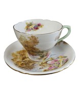 Shelley Heather cup and Saucer Set (multiple available) Gainsborough Shape - £33.47 GBP