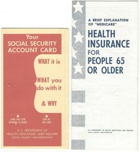 Two Vintage 1960s Social Security Administration Brochures - £7.86 GBP