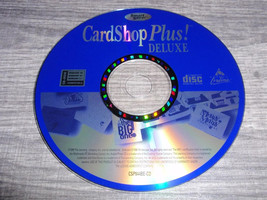 CardShop Plus Deluxe PC CD-ROM ONLY The Learning Co 1999 Windows 95/98/3.1 - $3.55