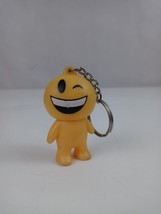Novelty Smiley Winky Face Man Figure Keychain - $3.95