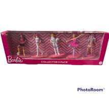 Barbie Collector Small 5 Pack Plastic Figurines/Cake Toppers 2019 Mattel. - £15.82 GBP