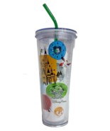 Starbucks 2017 Disney Parks Tumbler Cup Clear 24 Oz. - $1,118.42 MXN