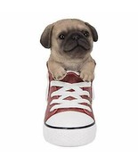 Pacific Giftware All Star Animal Pug Dog in The Shoes Decorative Resin F... - $47.64 CAD