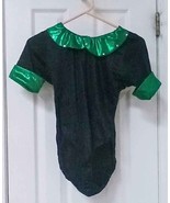 1 piece Black and green Dance Costume with Rhinestones  Adult  Medium - $15.94 CAD