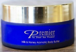 Premier Dead Sea Milk &amp; Honey Aromatic Body Butter-5.95 fl oz/ 175 ml-NEW-SEALED - £45.88 GBP