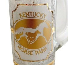 Kentucky Horse Park Beer Mug Glass Vintage Lexington Souvenir Equestrian SeaBx1 - £23.63 GBP
