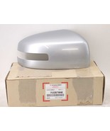 New OEM Mitsubishi Door Mirror Cover 2014-2023 Mirage G4 Silver RH 7632B... - £50.50 GBP