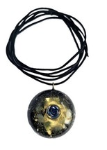 Orgone Amulet Blue Aventurine LUCK Attraction Confident Fortune Youthful... - $36.27