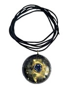 Orgone Amulet Blue Aventurine LUCK Attraction Confident Fortune Youthful... - £28.65 GBP