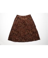 Vtg 70s Streetwear Womens 28 Faded Crushed Velvet Rainbow Flower Paisley... - $94.71 CAD