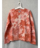 Women&#39;s Tie-Dye Crewneck Sweatshirt with Asymmetrical Zipper - JoyLab™ -... - £5.20 GBP