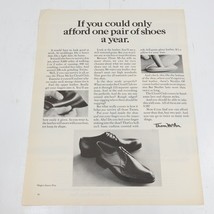 1964 ThomMcAn Shoes Bulova Wrist Watch Print Ad 10.5x13.5&quot; - £6.25 GBP