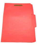 Pendaflex Folders w/Fasteners, 1/3 Cut Tab, Letter, Red, 50/Box (PFX21319) - $13.70 CAD