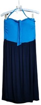 Kenneth Cole Reaction Blue/Black Bandeau Women Swim Dress Cover-up (Small) - £11.79 GBP