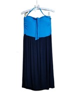 Kenneth Cole Reaction Blue/Black Bandeau Women Swim Dress Cover-up (Small) - £11.84 GBP