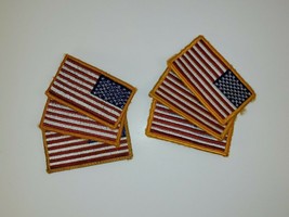 AUTHORIZED WEAR AMERICAN FLAG MILITARY PATCH W/ HOOK &amp; LOOP BACKING 6 PACK - $35.99