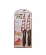 Ultimate Kitchen Duo: 2-Pack Stainless Steel Sharp Forever Copper Knives - £7.53 GBP