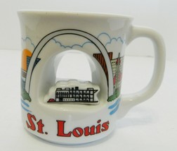 Gateway Arch St Louis  Decorative Souvenir Coffee Cup Cut Away Design 8 ... - £12.91 GBP