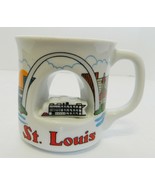 Gateway Arch St Louis  Decorative Souvenir Coffee Cup Cut Away Design 8 ... - £13.00 GBP