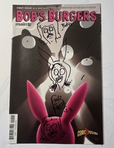 Bob&#39;s Burgers #1 Vol 2 Rare Signed Remark Comic Xposure Variant Ltd To 500 Nm - £23.66 GBP