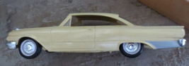 1961 FORD GALAXIE STARLINER DEALER PROMO CAR 2 DOOR Cream Yellow hardtop... - $102.49