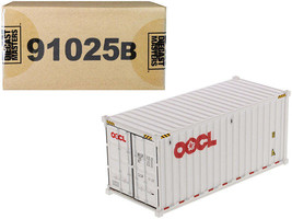 OOCL 20 Feet Dry Goods Container White Diecast Masters - $25.82