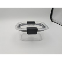 Rubbermaid 1.3 Cup Food Container Clear Black Lid - £6.27 GBP