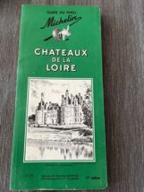 1963 Michelin Chateaux de la Loire France French Guide - $47.50