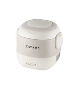 Tayama 1.5 Cup Portable Mini Rice Cooker, White (TMRC-03R) - £43.23 GBP