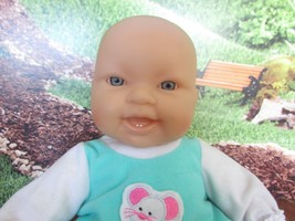 BERENGUER BABIES HAPPY 14&quot; BABY DOLL, SOFT BODY BLUE EYES - $18.00