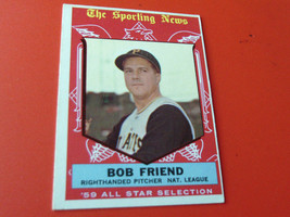 1959 Topps Hi # 569 Bob Friend All Star Pirates Baseball !! - £15.63 GBP