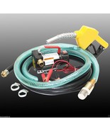 12V Bio Diesel Kerosene Fuel Transfer Direct Pump Kit W/Automatic Nozzle... - $84.14