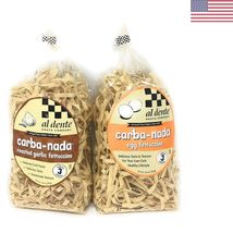 Carba-nada Reduced Carb Fettuccine Pasta Bundle Of Two 10 Ounces Bags: O... - $35.62