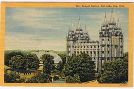 Utah Postcard Salt Lake City Temple Square - £2.21 GBP