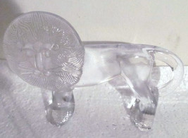 1970&#39;s Erik Hoglund  Glass Figurine &quot;The Lion&quot; Kosta Boda Zoo Series - £59.26 GBP