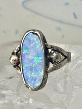 Navajo Opal ring AS IS natural opal size 5 sterling silver women men - $67.32