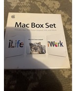 Apple Mac Box Set OW Snow Leopard iLife iWork Defunct Retro Computer Sof... - $40.73 CAD