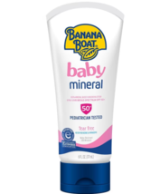 Banana Boat Baby 100% Mineral Sunscreen Lotion, SPF 50+ 6.0fl oz - £31.45 GBP