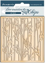 Stamperia Decorative Chips 5.5&quot;X5.5&quot;-Bamboo, Sir Vagabond In Japan - $11.88