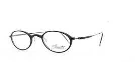 Silhouette TITAN DYNAMICS 2877 Black Shadow Oval Titanium Eyeglasses 406057 47mm - £141.23 GBP